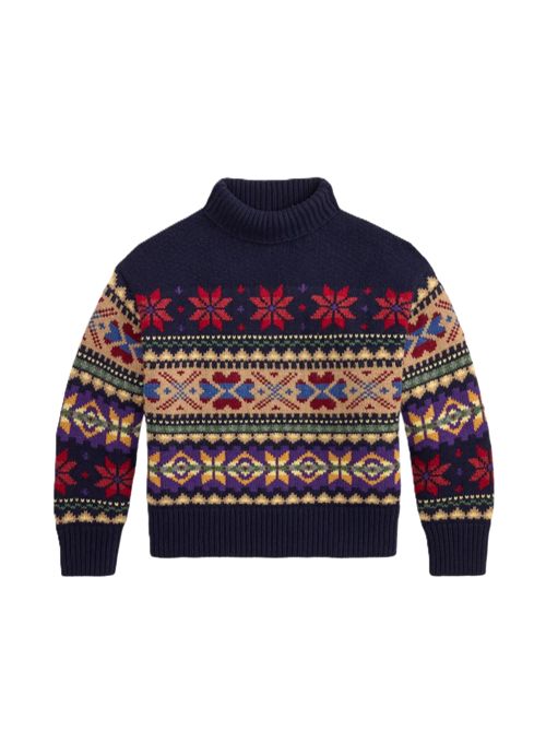 Maglione Fair Isle a collo alto Polo Ralph Lauren | 211-B17773-001NAVY MULTI
